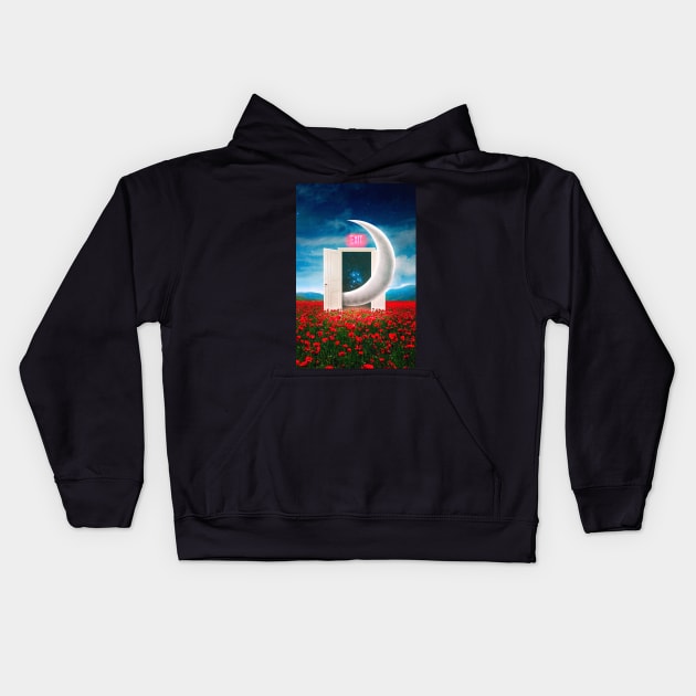 The Right Door Kids Hoodie by SeamlessOo